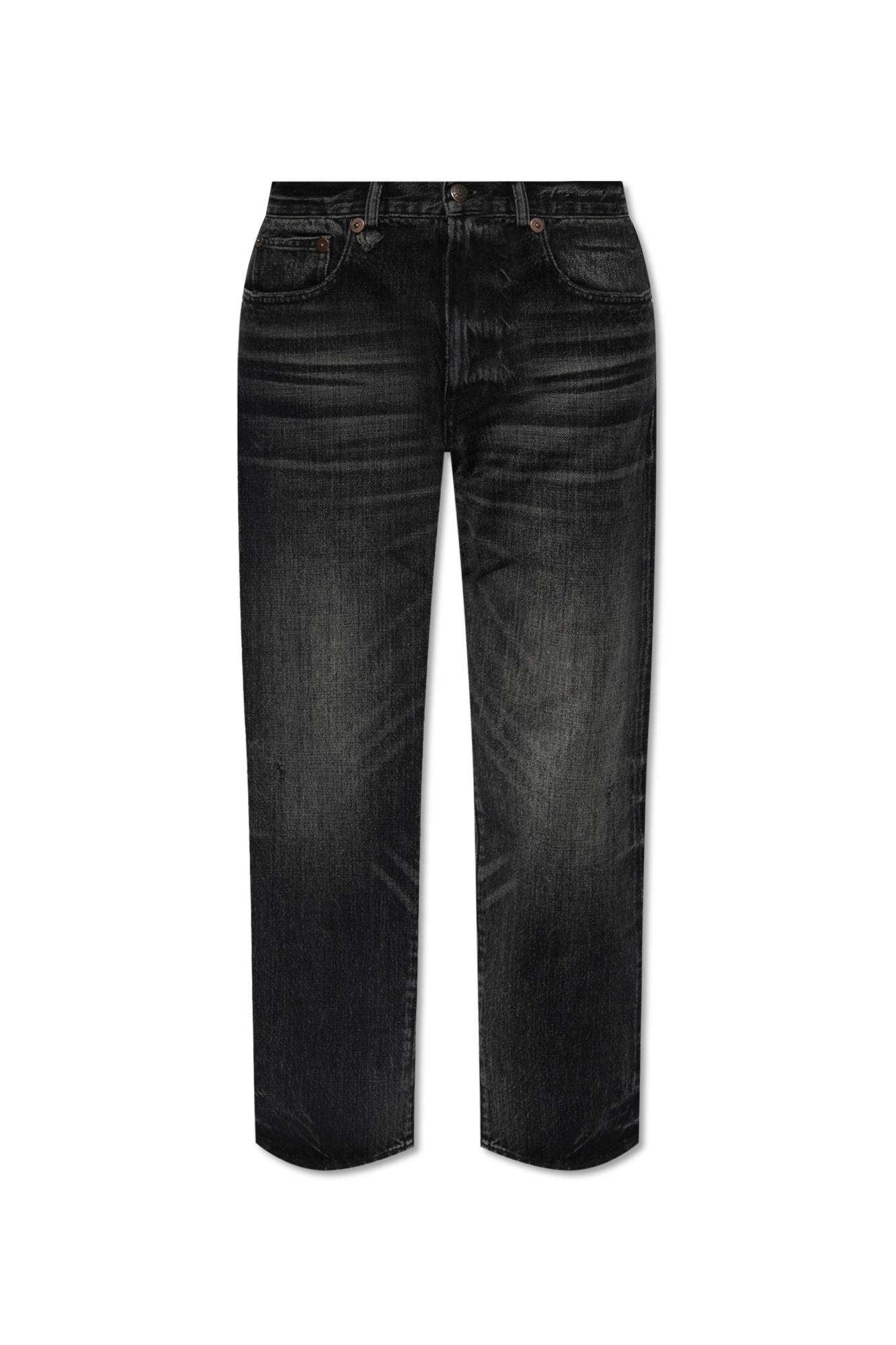 Black Jeans with vintage effect R13 Vitkac Canada